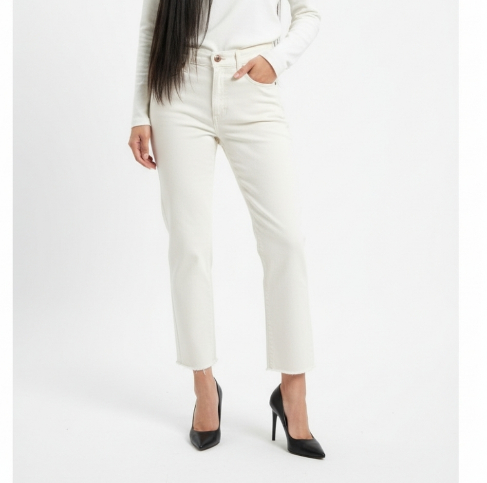 Vince | Women's Off White Ankle Jeans 25
